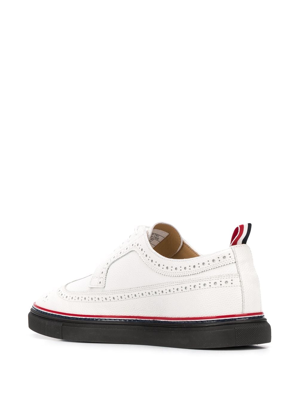 фото Thom browne броги longwing с полосками rwb