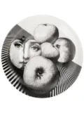 Fornasetti fruit print plate - White