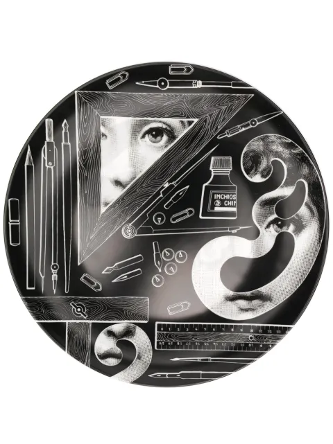 Fornasetti portrait print plate