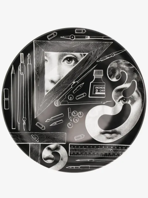 Fornasetti portrait print plate