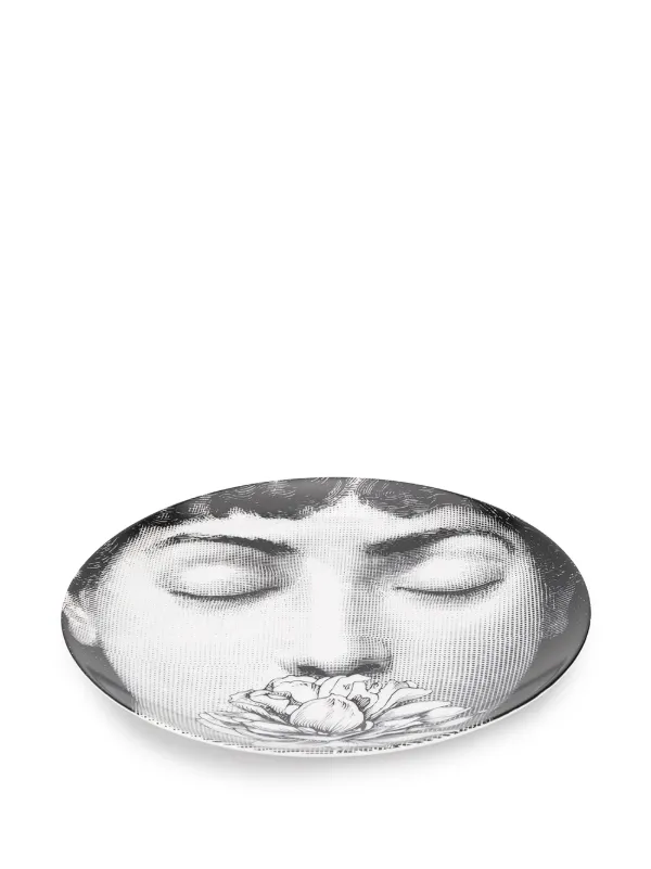 Fornasetti グラフィック プレート | ブラック | FARFETCH JP