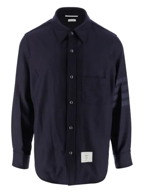Thom Browne sobrecamisa con motivo 4-Bar