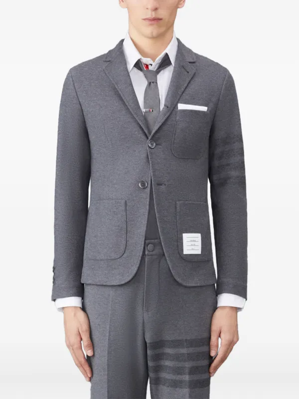 Thom Browne ダブルフェイス ツイルコート | グレー | FARFETCH JP