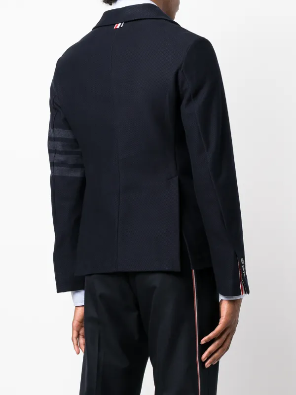 Thom Browne 4-Bar single-breasted Blazer | Blue | FARFETCH HK