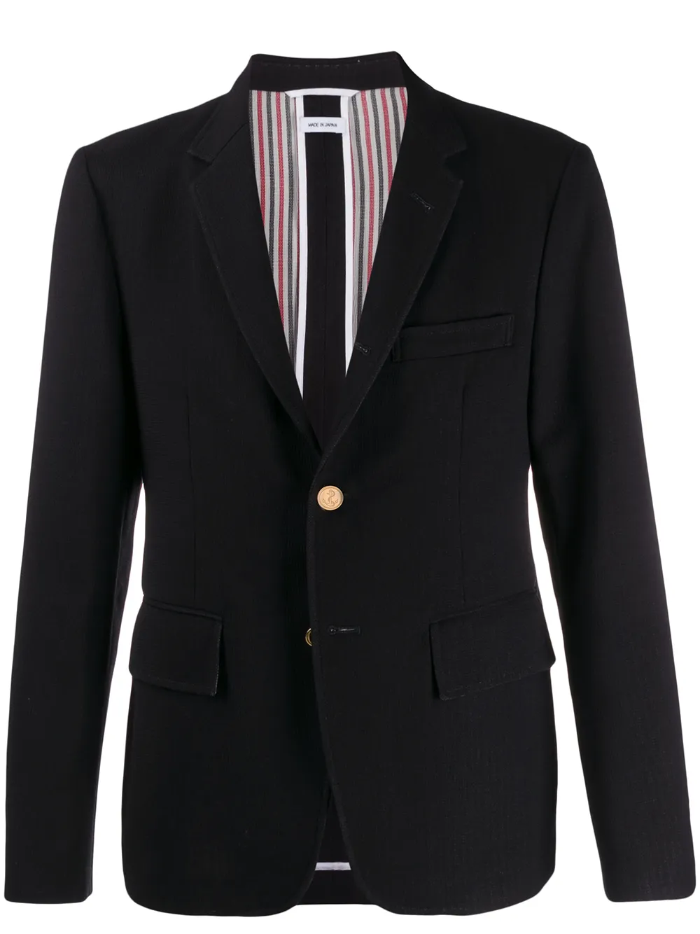 THOM BROWNE DOUBLE FACE STIFF CREPE CLASSIC SPORT JACKET