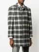 Thom Browne チェック カシミア シングルコート