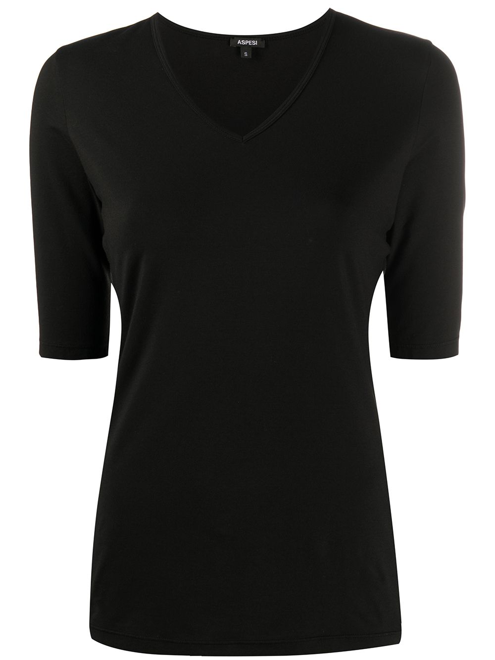 ASPESI V-NECK FITTED T-SHIRT