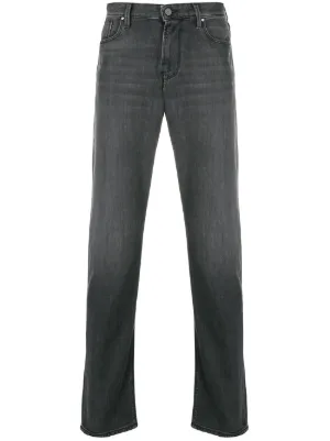 armani straight leg jeans mens