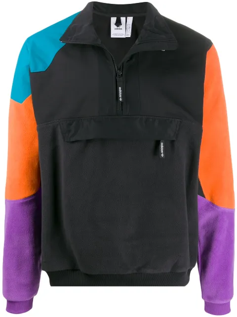 adidas colour blocked sport jacket