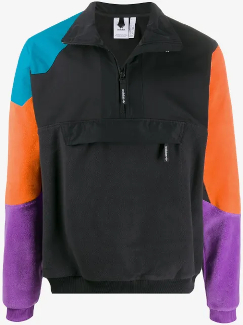 adidas chamarra deportiva con diseño colour block