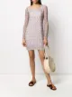 الصورة 2 من Missoni فستان منسوج بأكمام طويلة