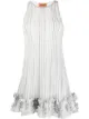 Image 1 of Missoni striped ruffled-hem dress