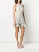 Missoni striped ruffled-hem dress