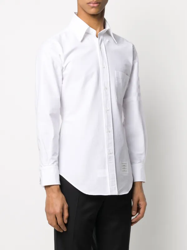 【正規・レア】thom browne オックスフォード4barシャツ Thom Browne 4-Bar Oxford Shirt | White | FARFETCH