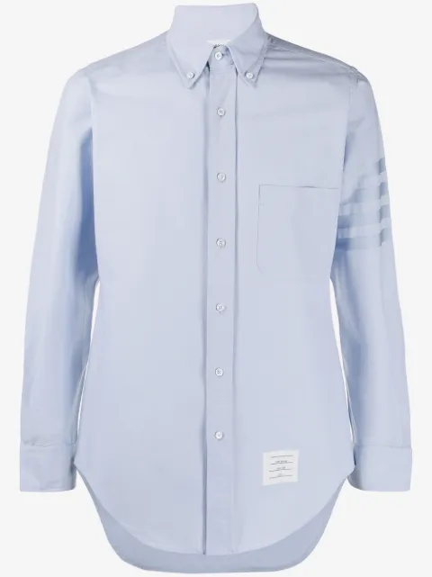 Thom Browne Oxford satin weave 4-Bar shirt