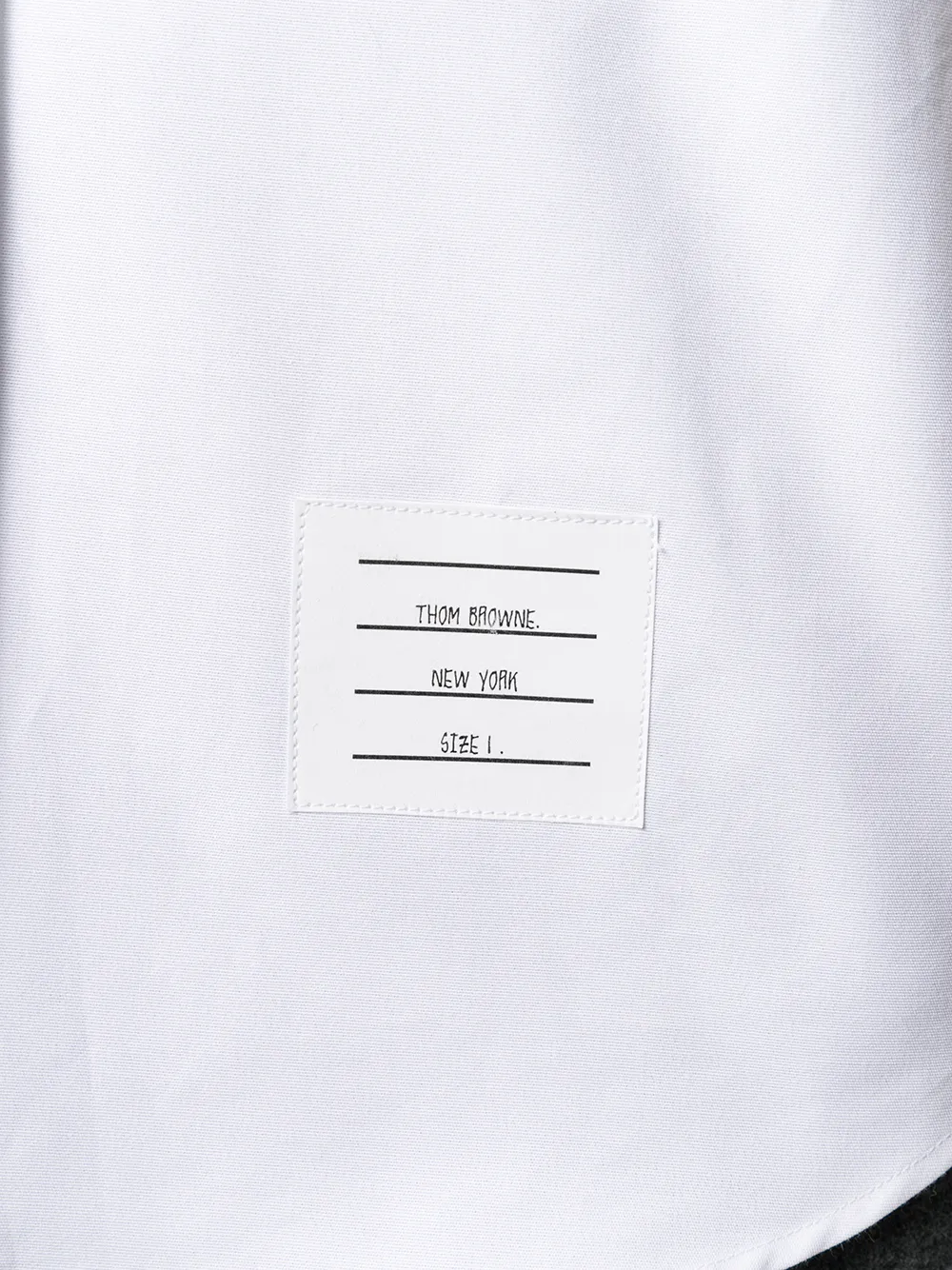 Thom Browne Satijnen overhemd Wit