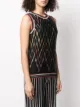 Missoni embroidered sleeveless jumper