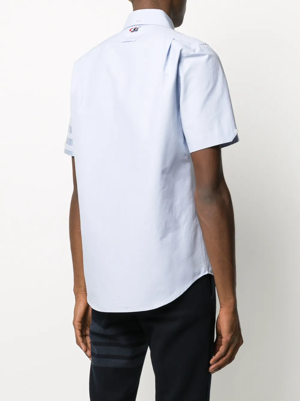 Thom Browne Satijnen overhemd Blauw
