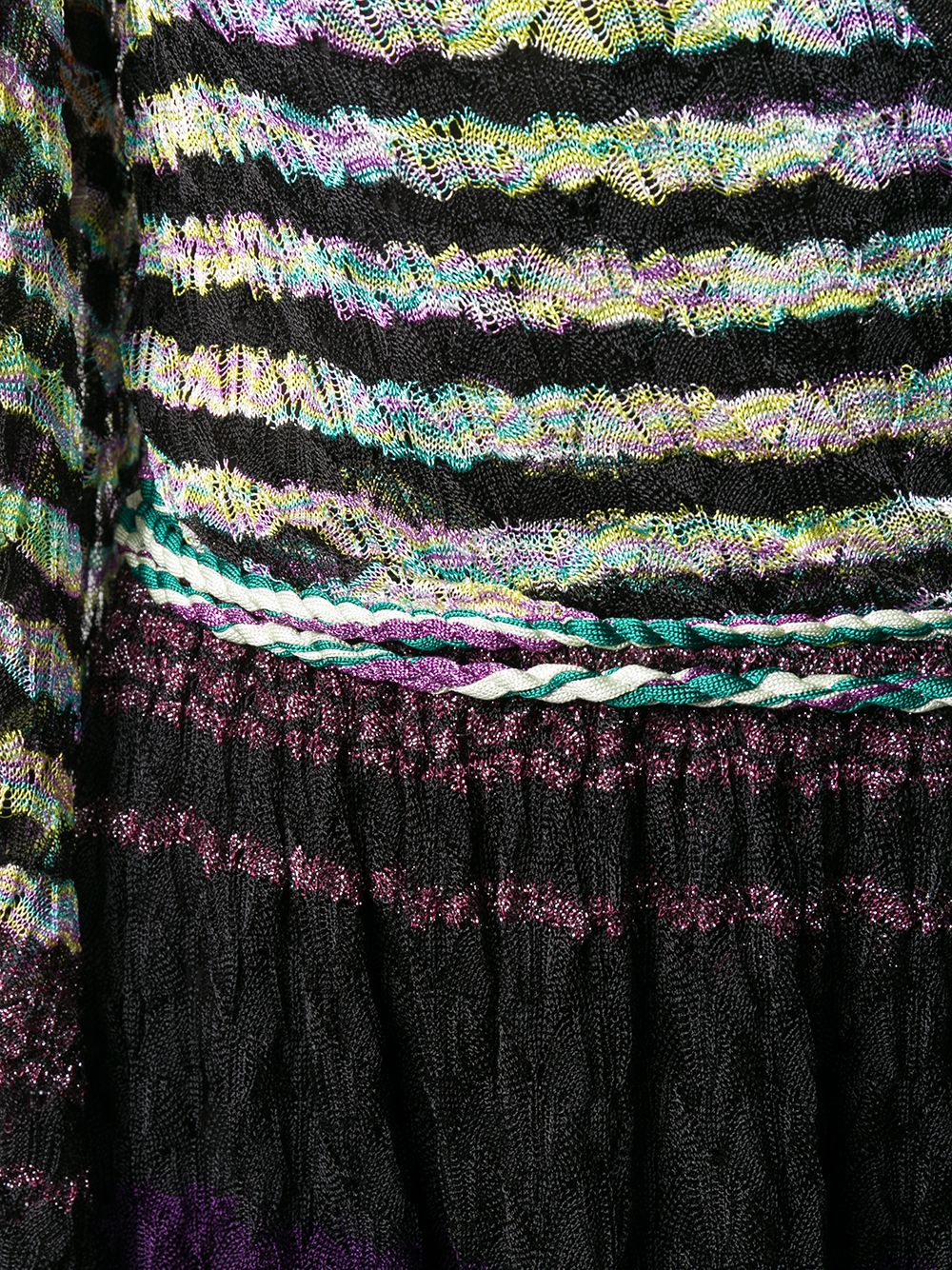 фото Missoni трикотажное платье в полоску с запахом