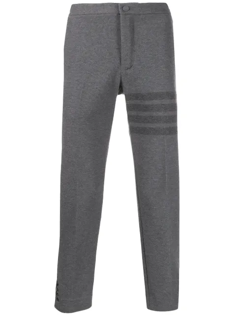 Thom Browne 4-Bar slim-fit tonal trousers