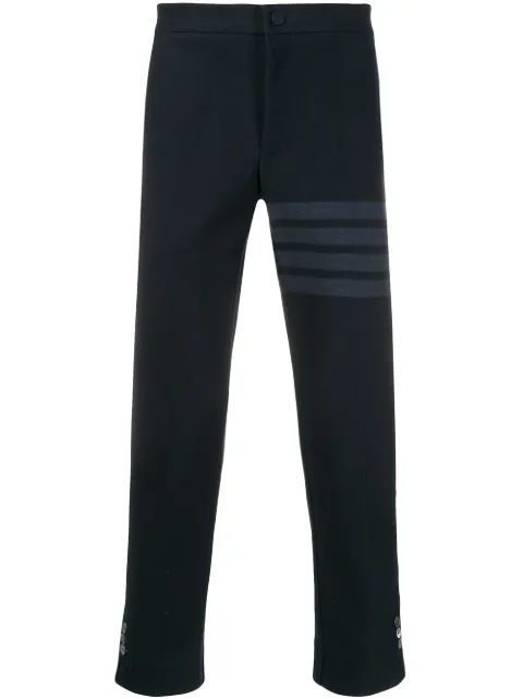 Thom Browne pantalones slim con 4 rayas