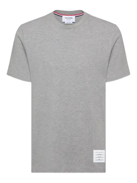 Thom Browne 4-Bar stripe cotton T-shirt