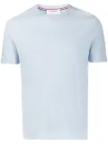 Thom Browne 4-Bar insert piqué T-shirt - Blue