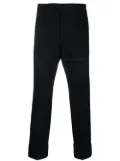 Thom Browne tonal 4-Bar flannel trousers - Blue