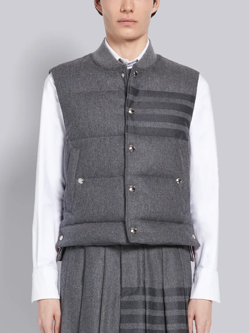 Medium Grey Flannel Down Filled 4-Bar 