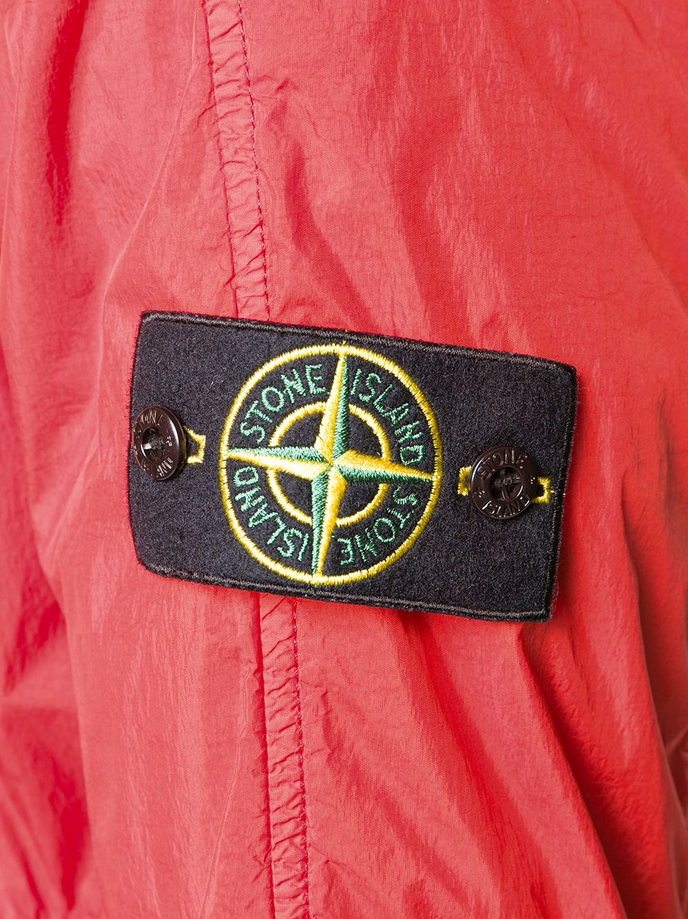 фото Stone island бомбер на молнии с логотипом