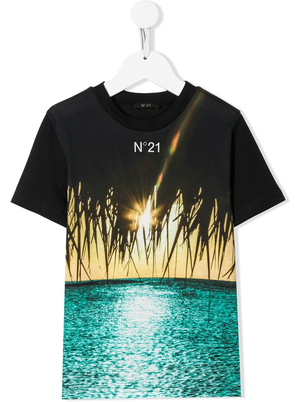 фото Nº21 Kids beach print cotton T-shirt