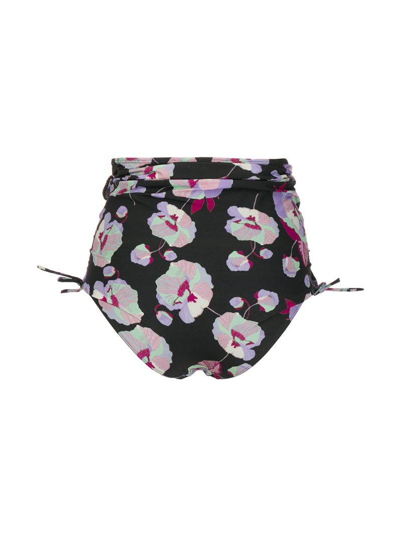 Shop Isabel Marant Nelaris Floral-print Swimwear Bottoms In Black