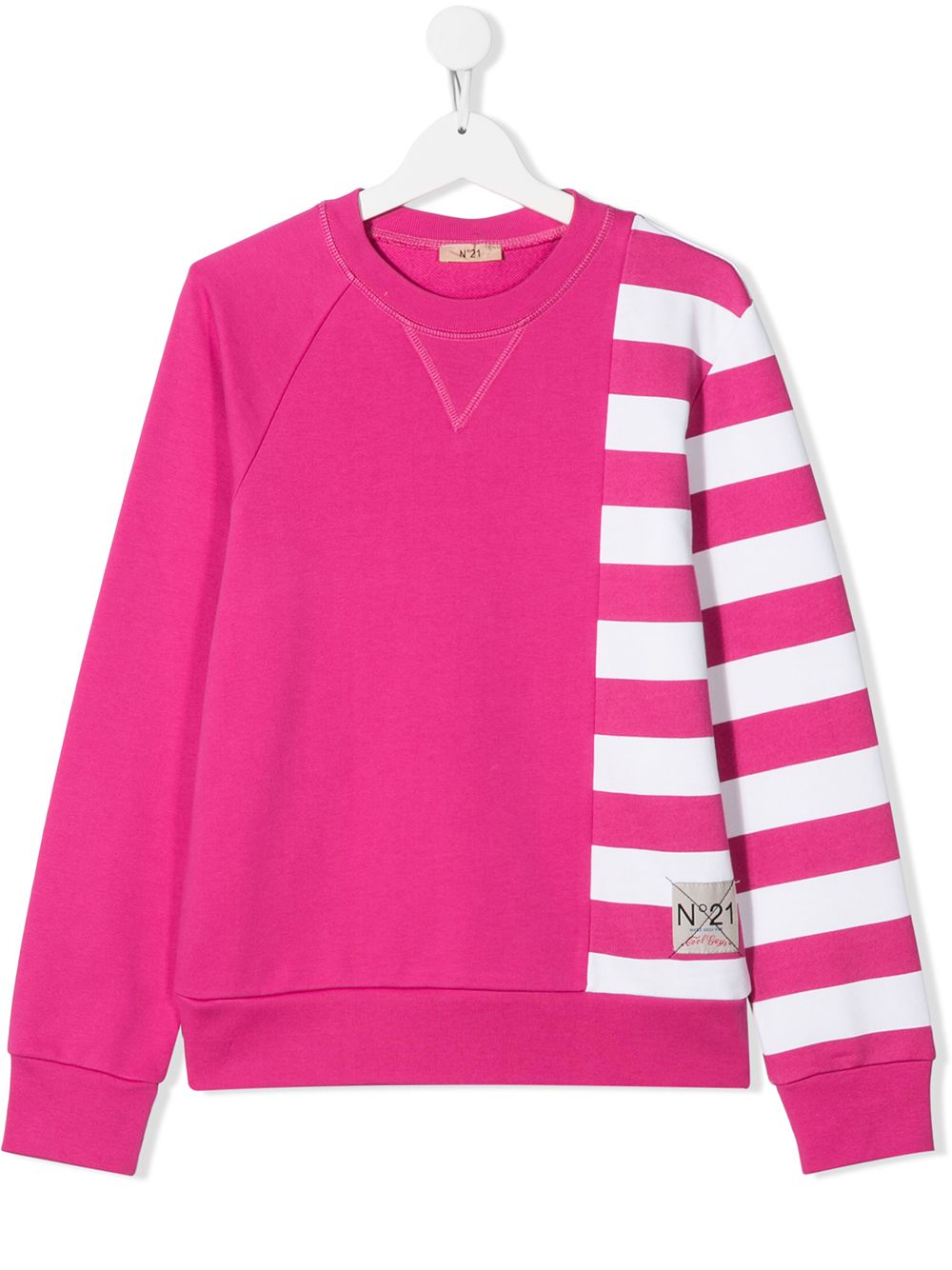 фото Nº21 Kids TEEN striped pussy-bow sweatshirt