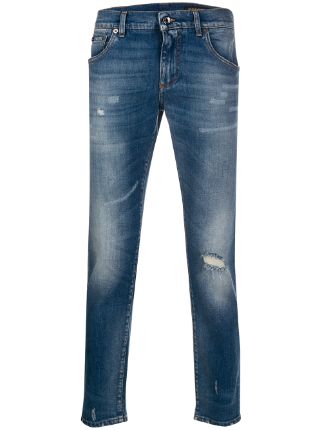 Dolce & Gabbana Distressed Skinny Jeans - Farfetch