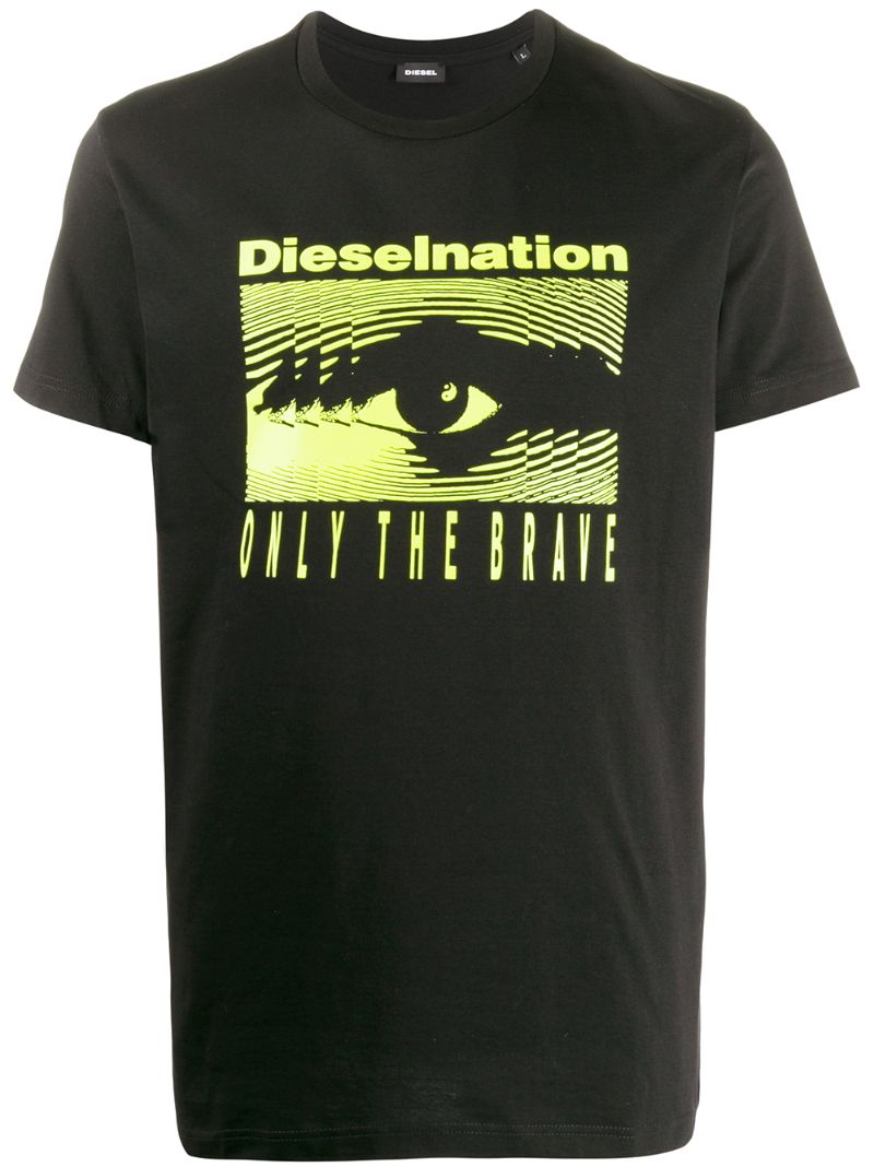 Diesel Nation T-shirt In Black