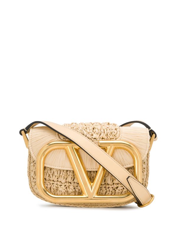 raffia crossbody bag