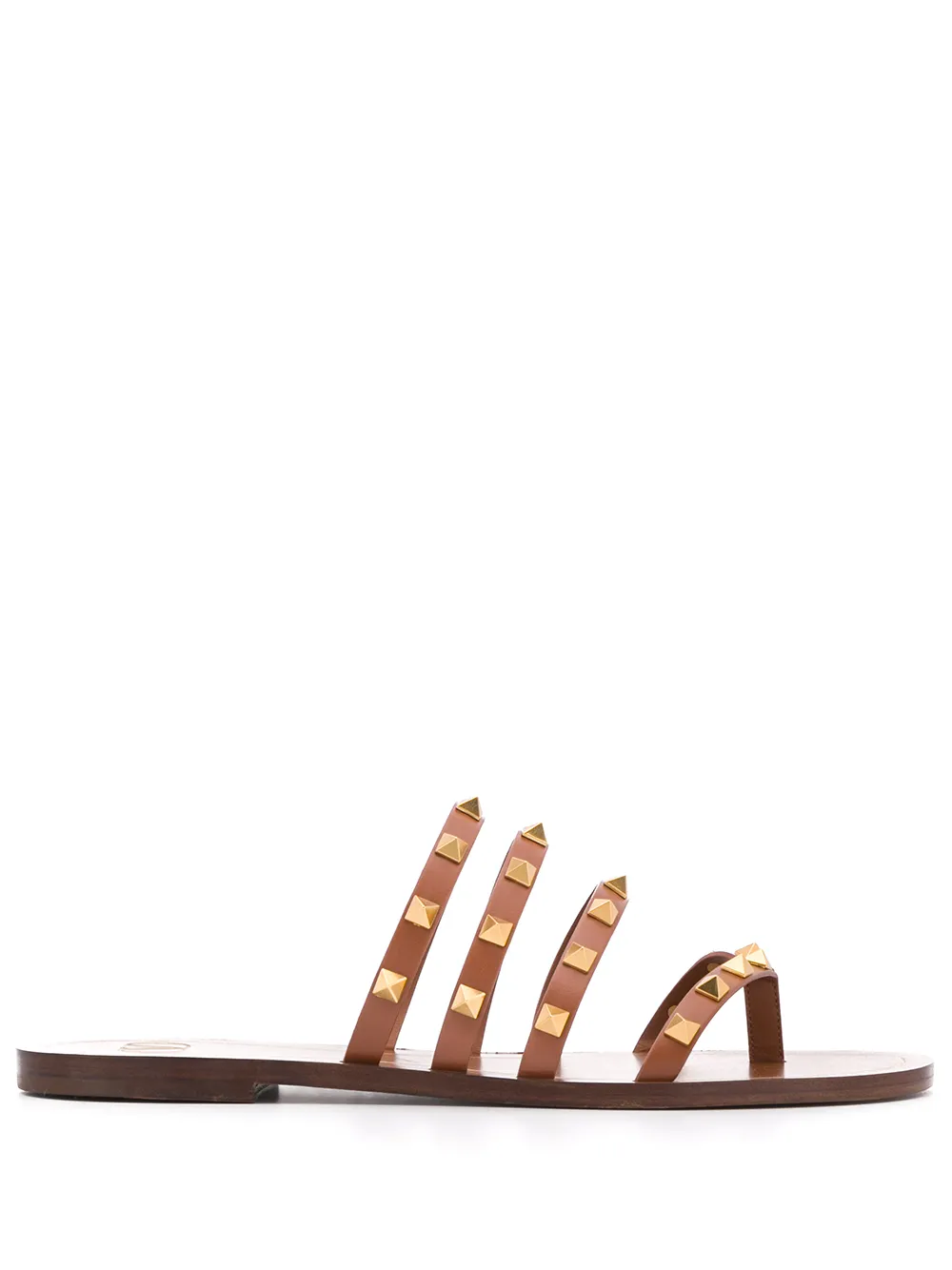 valentino garavani the rockstud leather sandals