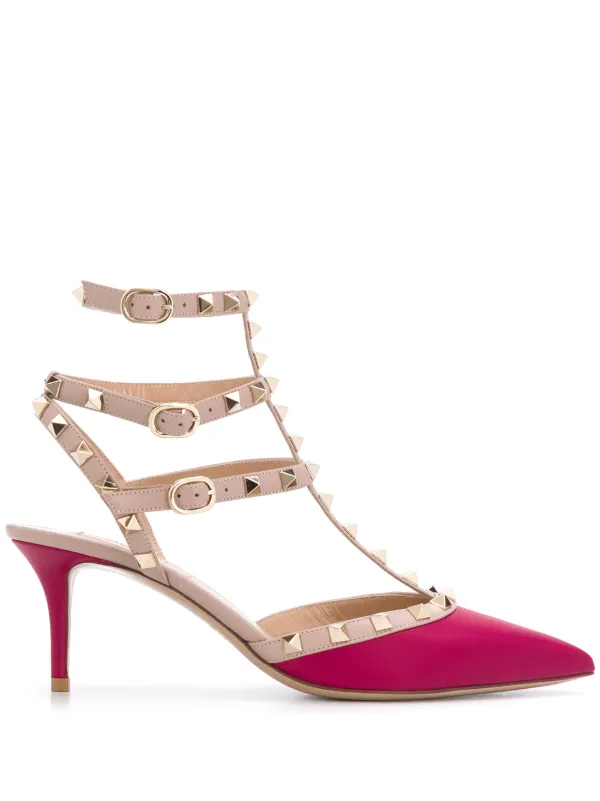 valentino rockstud caged pumps