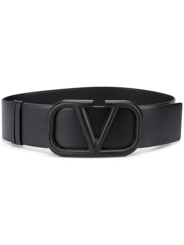 Valentino Garavani VLOGO Leather Belt - Farfetch