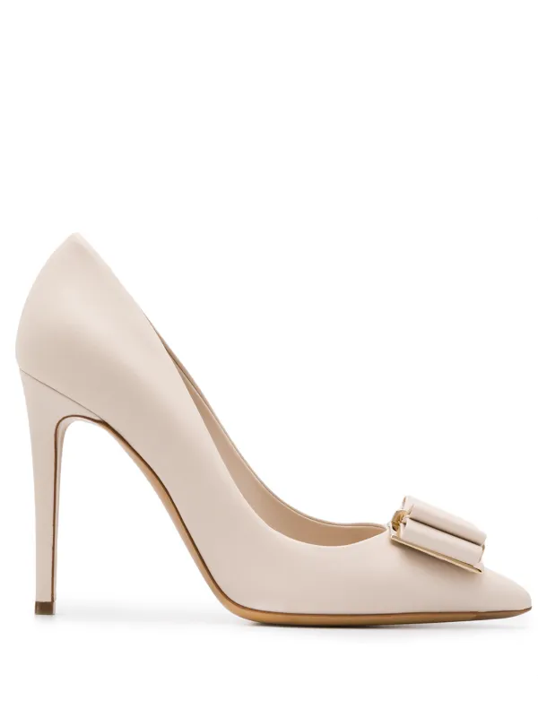 ferragamo bow pump