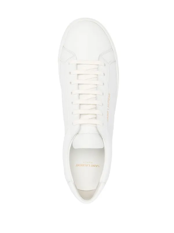 スニーカー Saint Laurent Sneakers Andy Total White Saint Laurent Andy Leather Sneakers | White | FARFETCH