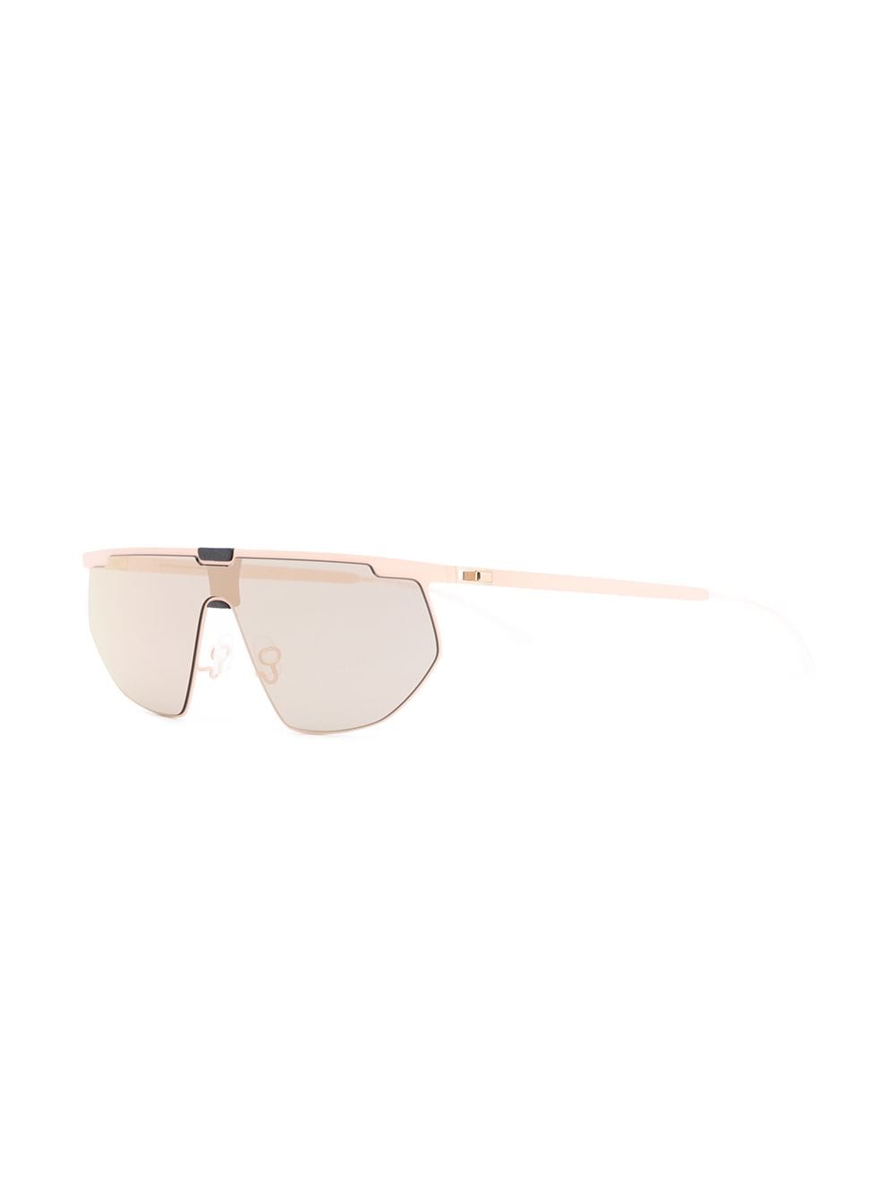 Shop Mykita X Bernhard Willhelm Paris Oversized Tinted Sunglasses In Pink