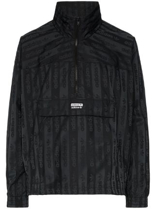 adidas half zip windbreaker