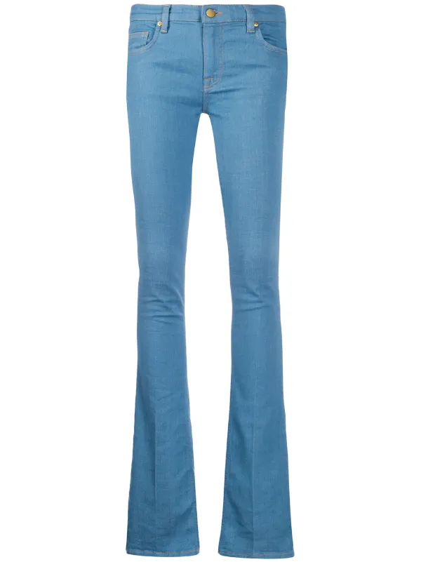 high rise flared jeans