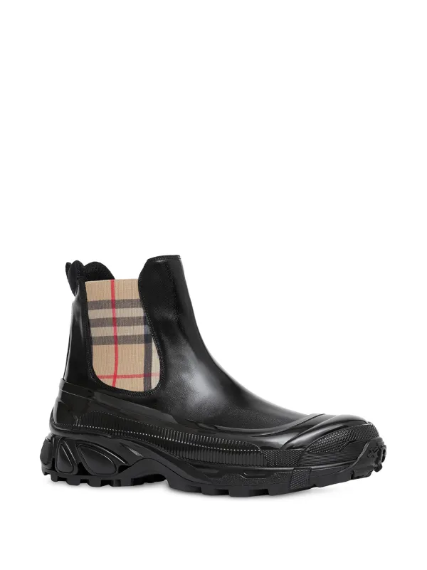 burberry vintage check chelsea boots