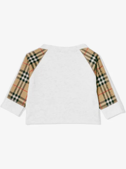 burberry vintage check sweatshirt