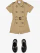 الصورة 2 من Burberry Kids بلاي سوت بأكمام قصيرة وحزام