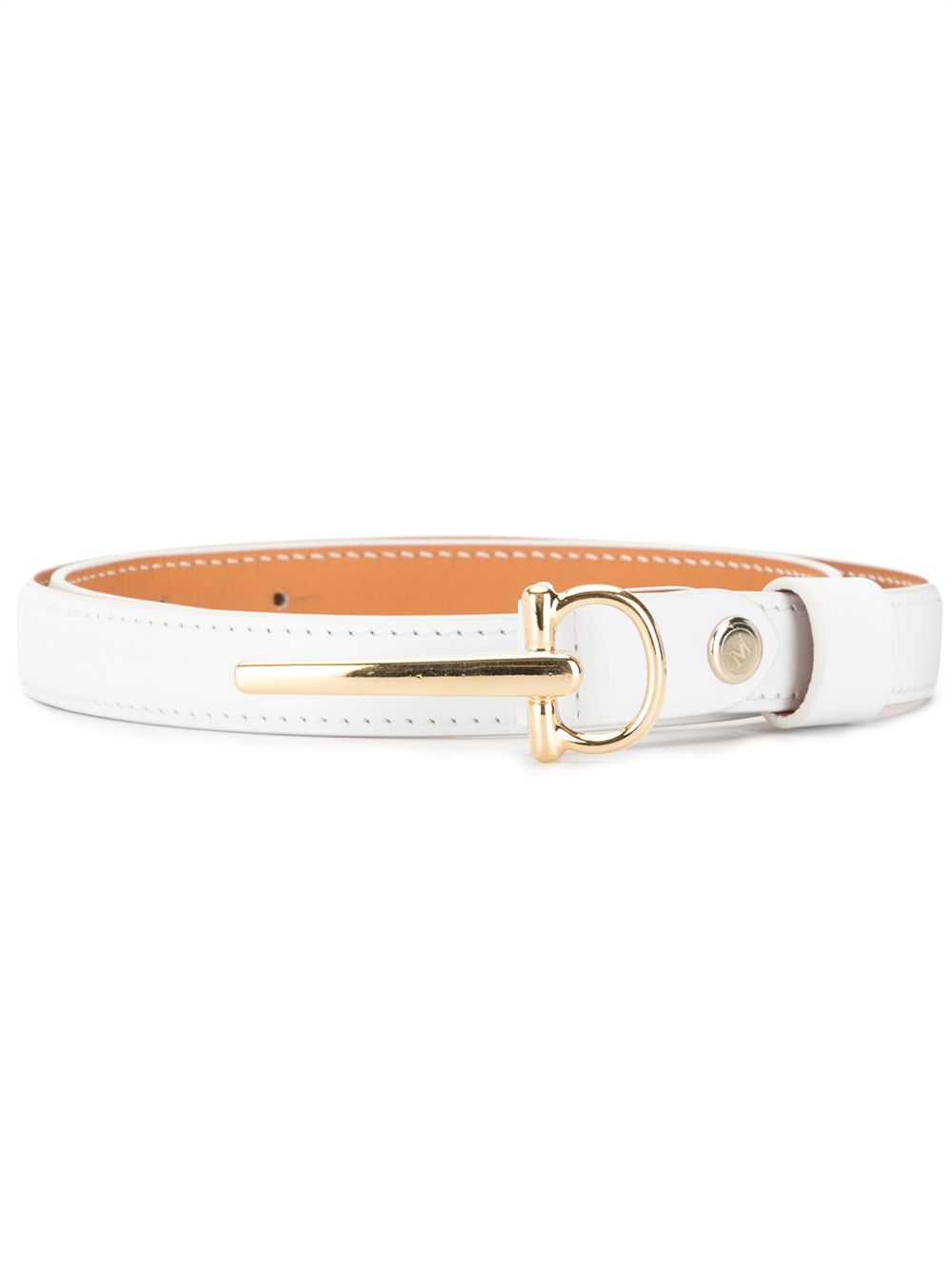 фото Maison vaincourt slim leather belt