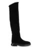 Stuart Weitzman بوت بحافة مطوية