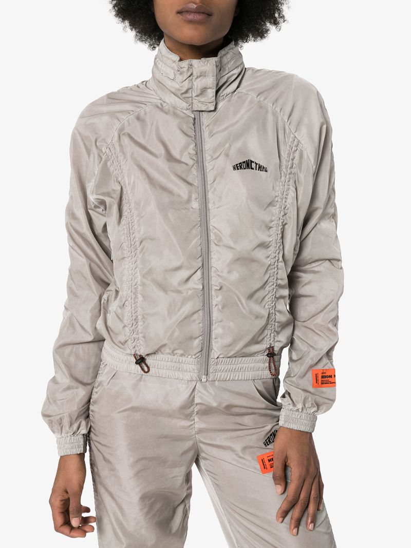 Shop Heron Preston Leichter 'coulisse' Windbreaker In Grey